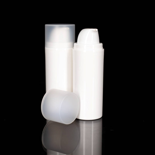 Wholesale White Airless Plastic Pump Bottles – Cosmetic Packaging Now
