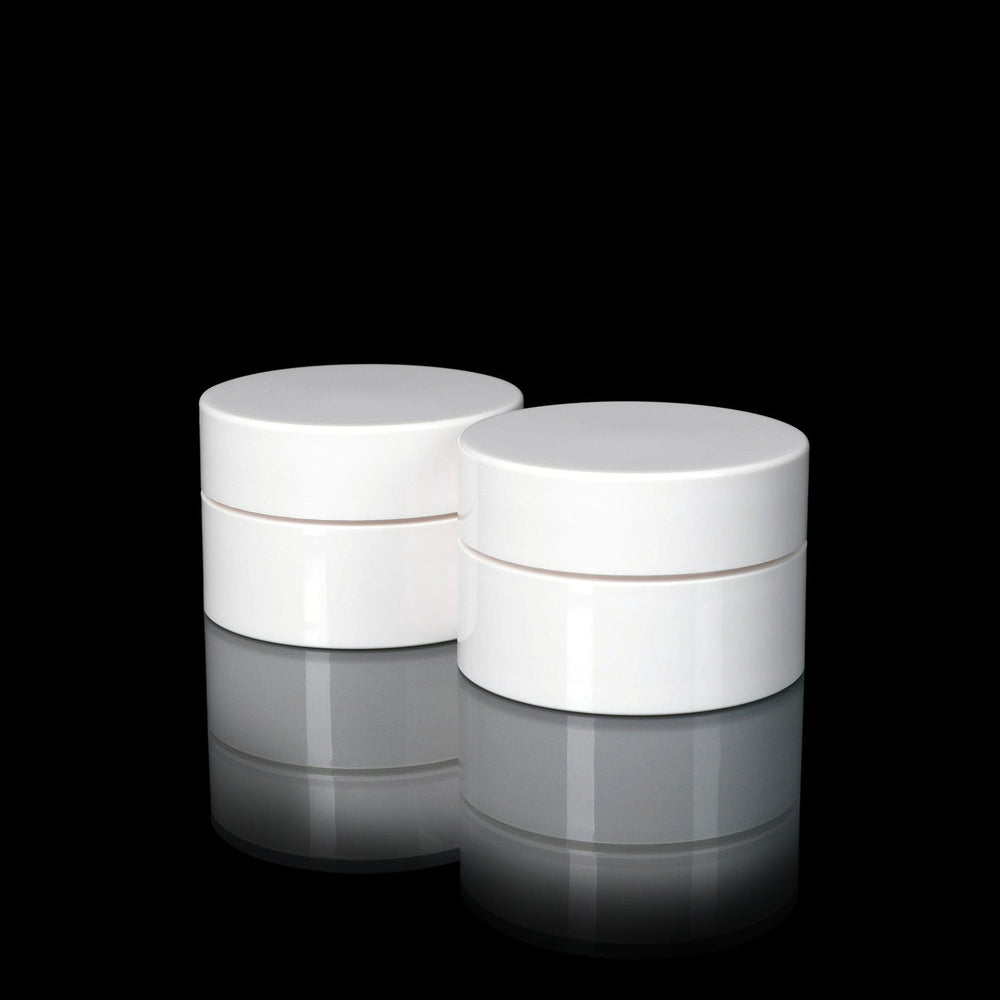 Pure 30 ML PP White Airless Jar with White Cap