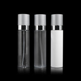 Cloud 100 ML Fine Mist Spray Bottle with Matte Silver Cap - Cosmetic Packaging Now