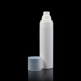 Cloud 100 ML Fine Mist Spray Bottle White with Frosted Clear Cap - Cosmetic Packaging Now