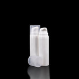 Pure 15 ML White PP Airless Bottle with Frosted Cap - Cosmetic Packaging Now