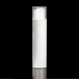 Pure 150 ML White PP Airless Bottle with Frosted Cap - Cosmetic Packaging Now