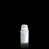 Pure 5 ML White PP Airless Bottle with Frosted Cap - Cosmetic Packaging Now