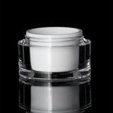 Orbit 50 ML Acrylic Double Wall Jar - Cosmetic Packaging Now